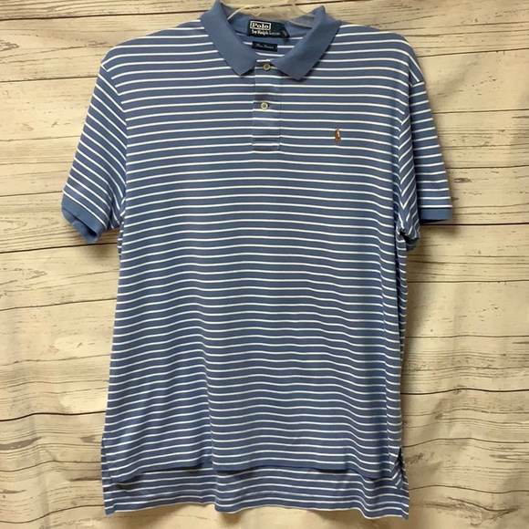 Polo Ralph Lauren Other - Ralph Lauren Polo Shirt Men’s Blue with White Stripes Size XL